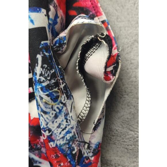 MCMXXXIII Mens Graffiti Print Red Ape Black Drawstring Sweats Joggers - Picture 6 of 8